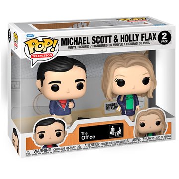 Blister 2 figuras POP The Office Michael Scott &38 Holly Flax