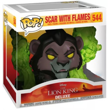 Funko POP The Liong King Scar With Flames Exclusive 544 de Funko - El Rey Leon