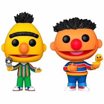 Blister 2 figuras POP Barrio Sesamo Bert & Bernie Exclusive