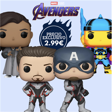 Pack oferta Funko POP Marvel Vengadores