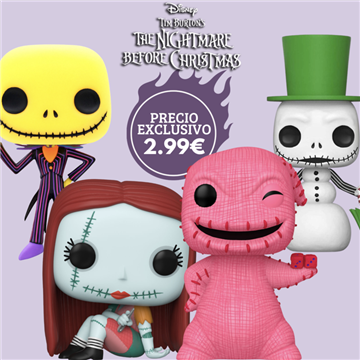 Pack oferta Funko POP Pesadilla Antes de Navidad