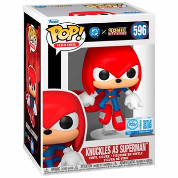Figura POP Sonic The Hedgehog DC Comics Knuckles As Superman Exclusive