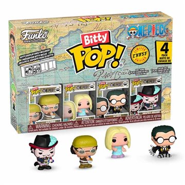 Blister 4 figuras Bitty POP One Piece Usopp