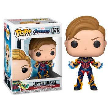 Funko POP Marvel Vengadores Endgame Captain Marvel with New Hair