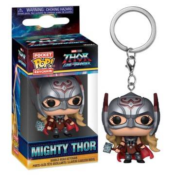 Llavero Pocket POP Marvel Thor Love and Thunder Mighty Thor