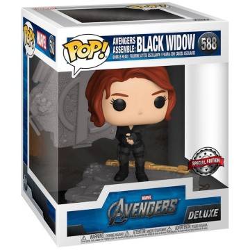 Funko POP Marvel Deluxe Avengers Black Widow Assemble Exclusive