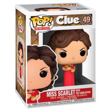 Funko POP Cluedo Miss Scarlet with Candlestick