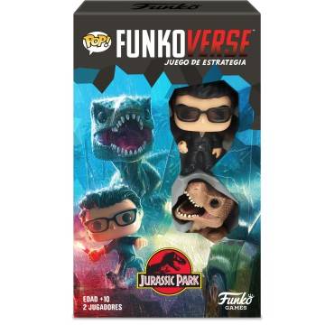 Juego mesa POP Funkoverse Jurassic Park 2fig Español