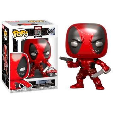 Funko POP Marvel 80th First Appearance Deadpool Metallic Exclusive