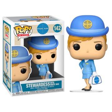Funko POP Pan Am Stewardess with White Bag