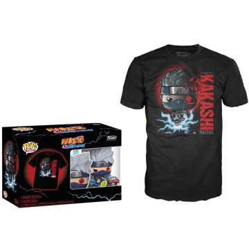 Set funko POP & Tee Naruto Kakashi