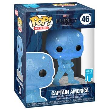 Funko POP Marvel Infinity Saga Capitan America Blue