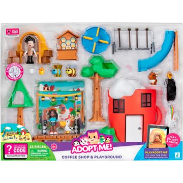 Playset Cafeter�a y parque infantil Adopt Me!