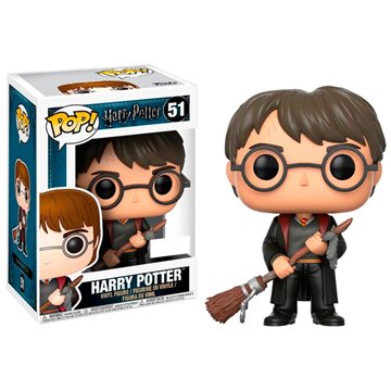 Funko POP Harry Potter Harry with Firebolt & Feather Exclusive