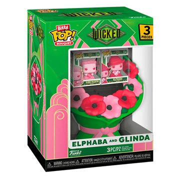 Funko Bitty POP Bouquet Wicked Elphaba &38 Glinda Valentine