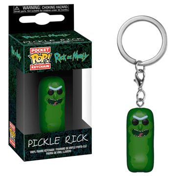 Llavero Pocket POP Rick & Morty Pickle Rick