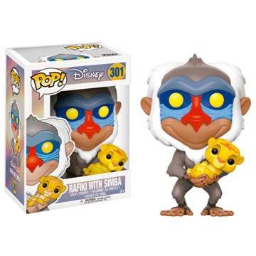 Funko POP Disney El Rey Leon Rafiki con Simba