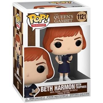 Funko POP Gambito de Dama Beth with Trophies
