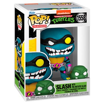 Funko POP Tortugas Ninja Slash & Pre mutated Slash