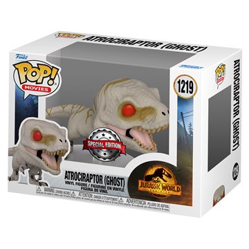 Funko POP Jurassic World Atrociraptor Ghost Exclusive