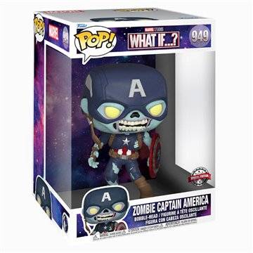 Funko POP Marvel What If Zombie Captain America Exclusive 25cm