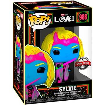 Funko POP Marvel Loki Silvye Black Light Exclusive