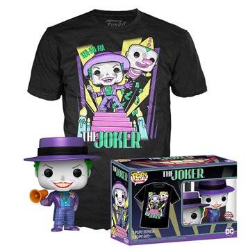 Set figura POP & Tee DC Comics Batman The Joker