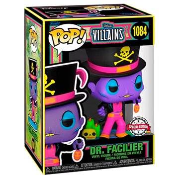 Funko POP Disney Villains Dr. Facilier Black Light Exclusive