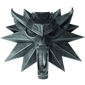 Replica emblema lobo Geralt de Rivia The Witcher