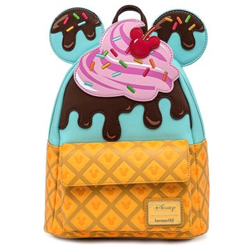 Mochila Ice Cream Mickey Minnie Disney Loungefly