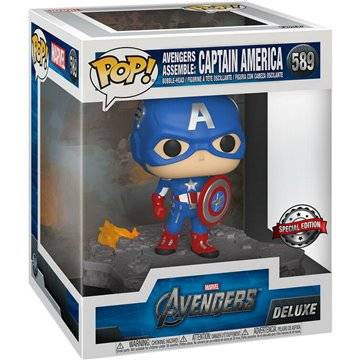 Funko POP Marvel Avengers Captain America Assemble Exclusive