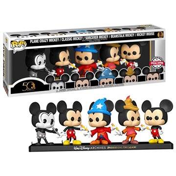 Set 5 figuras POP Disney Archives Mickey Exclusive