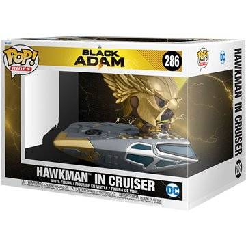 Funko POP DC Comics Black Adam Hawkman in Cruiser