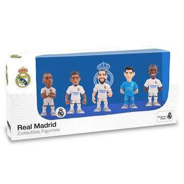 Blister 5 figuras Minix Real Madrid 7cm