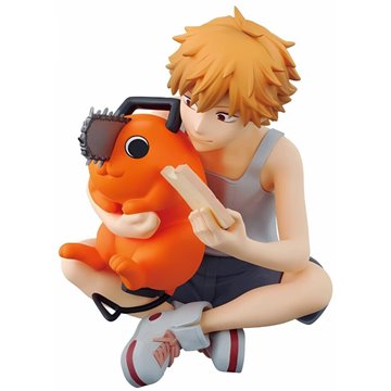 Figura Denji & Pochita Break Time Chainsaw Man 7cm