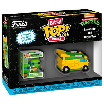 Funko Bitty POP Ride Tortugas Ninja Leonardo and Turtle Van