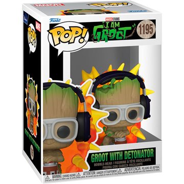 Funko POP Marvel I am Groot - Groot with Detonator