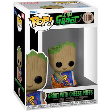 Funko POP Marvel I am Groot - Groot with Cheese Puffs