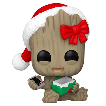 Funko POP Marvel Groot with Present