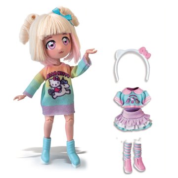 Cuaderno A5 Fluffy Kuromi Hello Kitty