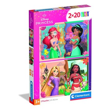 Puzzle Princesas Disney 2x20pzs