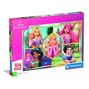 Puzzle super Princesas Disney 104pzs