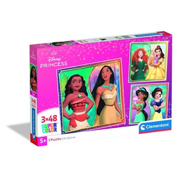 Puzzle Princesas Disney 3x48pzs