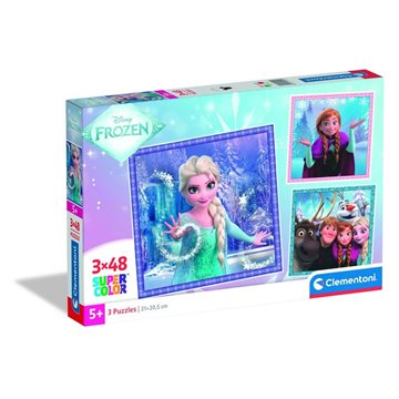Puzzle Frozen Disney 3x48pzs