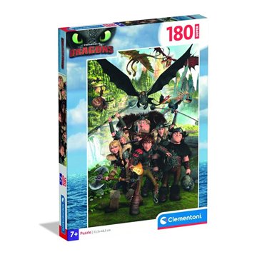 Puzzle super Como Entregar a Tu Dragon 180pzs