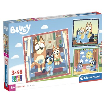 Puzzle Bluey 3x48pzs