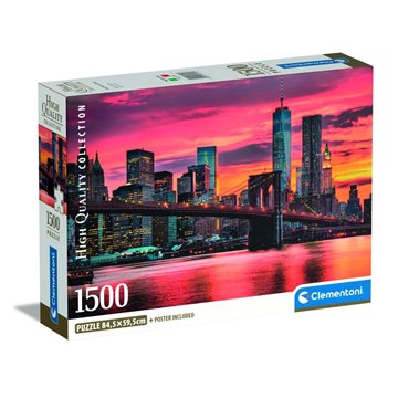 Puzzle East River At Dusk High Quality 1500pzs