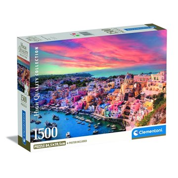 Puzzle Picturesque Procida Island High Quality 1500pzs