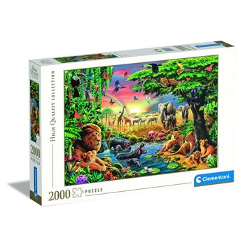 Puzzle The African Gathering High Quality 2000pzs