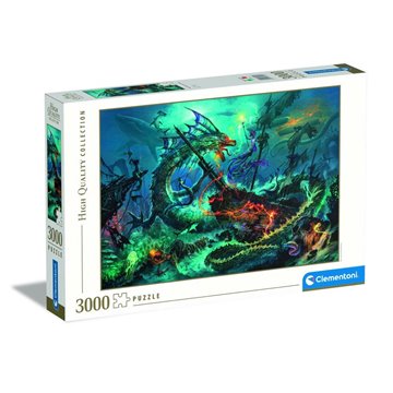 Puzzle The Underwater Battle High Quality 3000pzs
